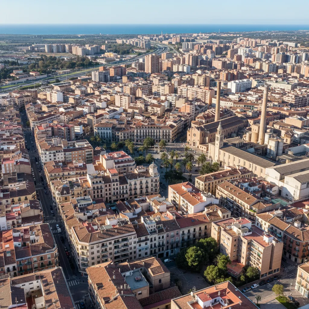 Barrio de Vila-real (área Castellón) en Castellón